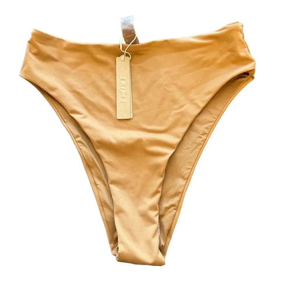 NEW SKIMS swim ~ Signature Swim Mid Coverage Bikini Bottoms Size XL